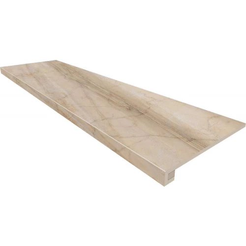 Комплект Estima Bernini Ступень BR01 33x120 неполированный прямоугольный бортик без насечек Подступенок 14,5x120 67322