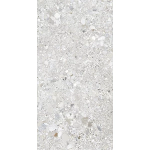 Керамогранит Creanza Gliato Terrazzo Solido матовый с микрогранулами светло-серый SL1001-A 120х60 см