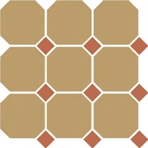 Керамогранит TopCer Оцтагон Ыеллов Царамел Дотс / Octagon 4403 Yellow 03 Caramel Dots 04 матовый желтый OCT03 DOT0430x30 см