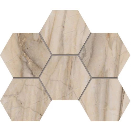Мозаика Estima Bernini BR01 Hexagon полированная 67339 28,5х25 см