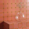 Керамогранит Mutina Хомаге Дот Пеач / Homage Dot Peach матовый розовый 15х15 см