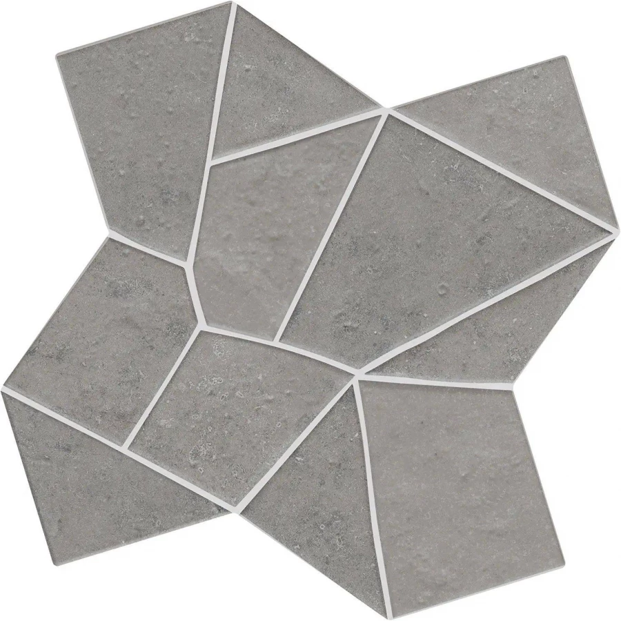 Керамогранит WOW Trencadis Gaudi Coal матовый серый 134267 25.5x25.5 см