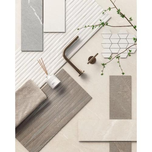 Декор Colorker Дхара Вхите Десор / Dhara White Decor матовый белый 230427 100х31,6 см