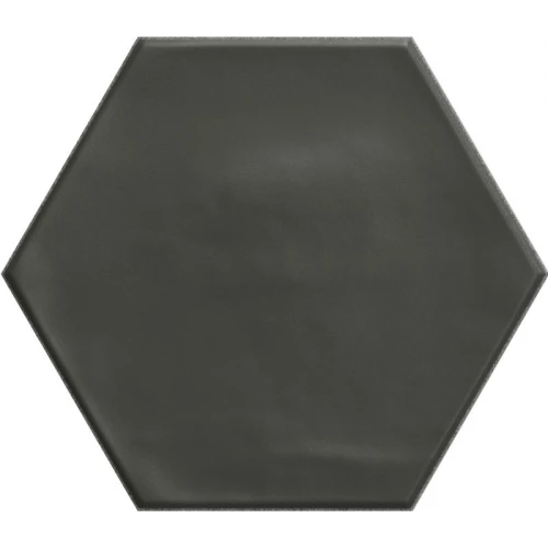 Керамогранит Ribesalbes Геометри Hеx Блаcк Матт / Geometry Hex Black Matt матовый черный PT03147 17,3х15 см