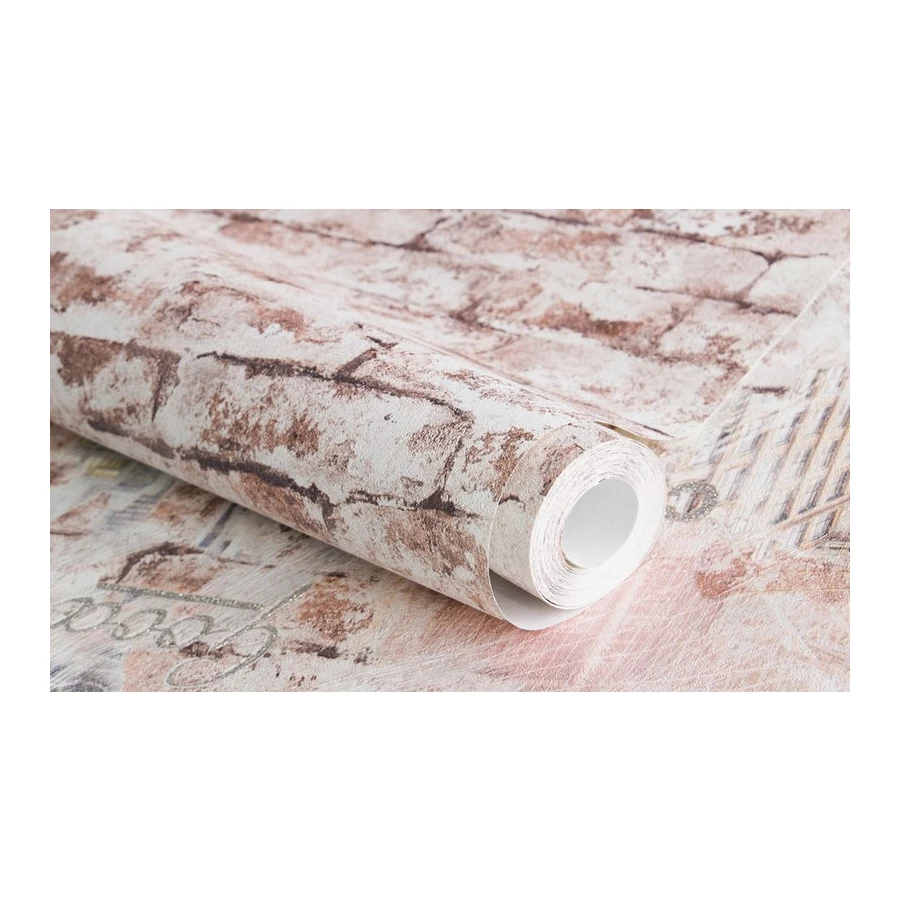 Обои флизелиновые Аспект Авеню коричневые 70483-54 1,06х10,05 м