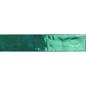 Плитка настенная Monopole San Remo Turquoise глянцевая бирюзовая 25x5 см