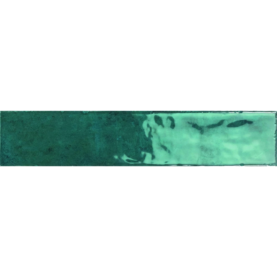 Плитка настенная Monopole San Remo Turquoise глянцевая бирюзовая 25x5 см