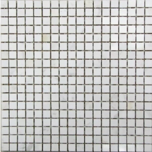 Мозаика Bonaparte Каменная мозаика Winter 15х15 белая 30,5х30,5 см