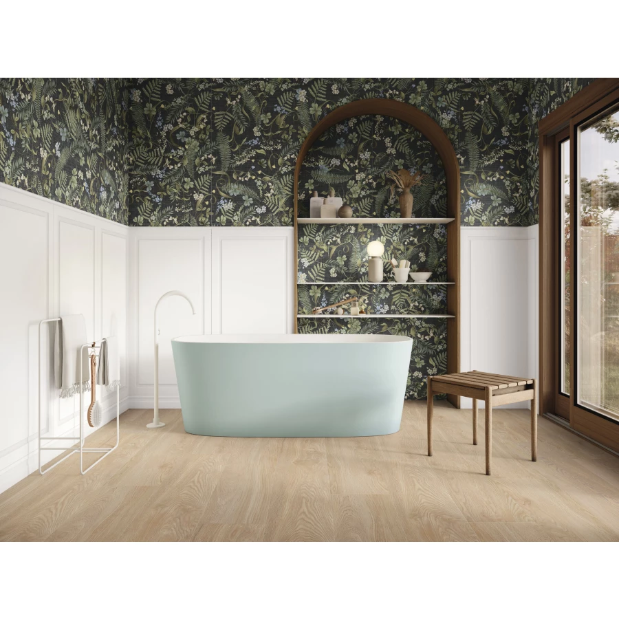 Плитка настенная Ape Ceramica Bellagio Dec Careno Sera Rect матовая черная A041907 120х60 см