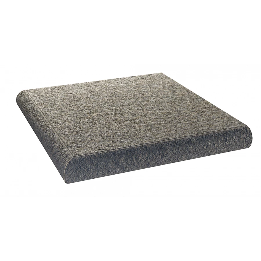 Ступень Угловая Coliseumgres Кортина Черный 30 Луна 620070000937 32,5х32,5 см