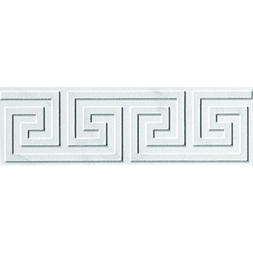 Бордюр Fap Ceramiche Roma Greca Statuario Listello fLT6 25х8 см