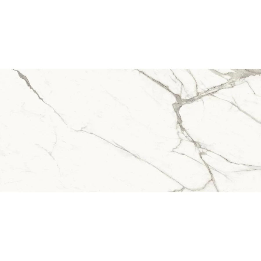 Керамогранит Del Conca Boutique HBO20 Shine Hard Calacatta глянцевый белый 8,5 мм GCBO20SJ 120х60 см