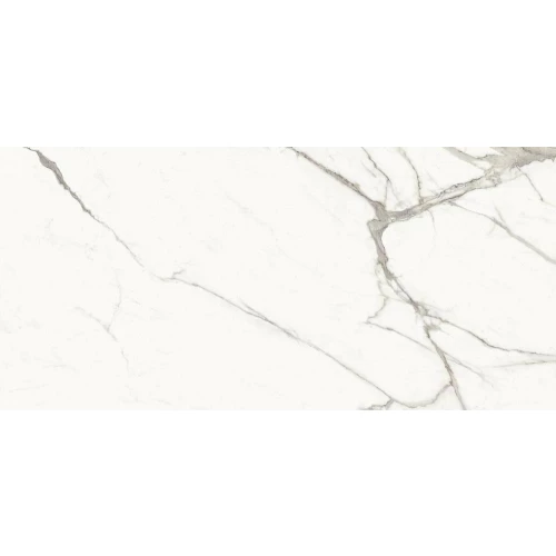Керамогранит Del Conca Boutique HBO20 Shine Hard Calacatta глянцевый белый 8,5 мм GCBO20SJ 120х60 см