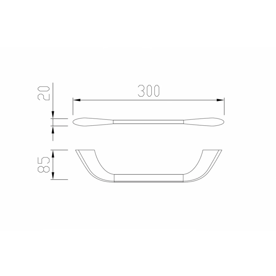 Полотенцедержатель Abber Nord хром AA1551