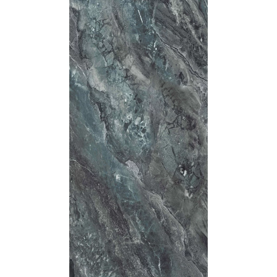 Керамогранит Belleza Malachite Agua High Glossy глянцевый синий 120х60 см