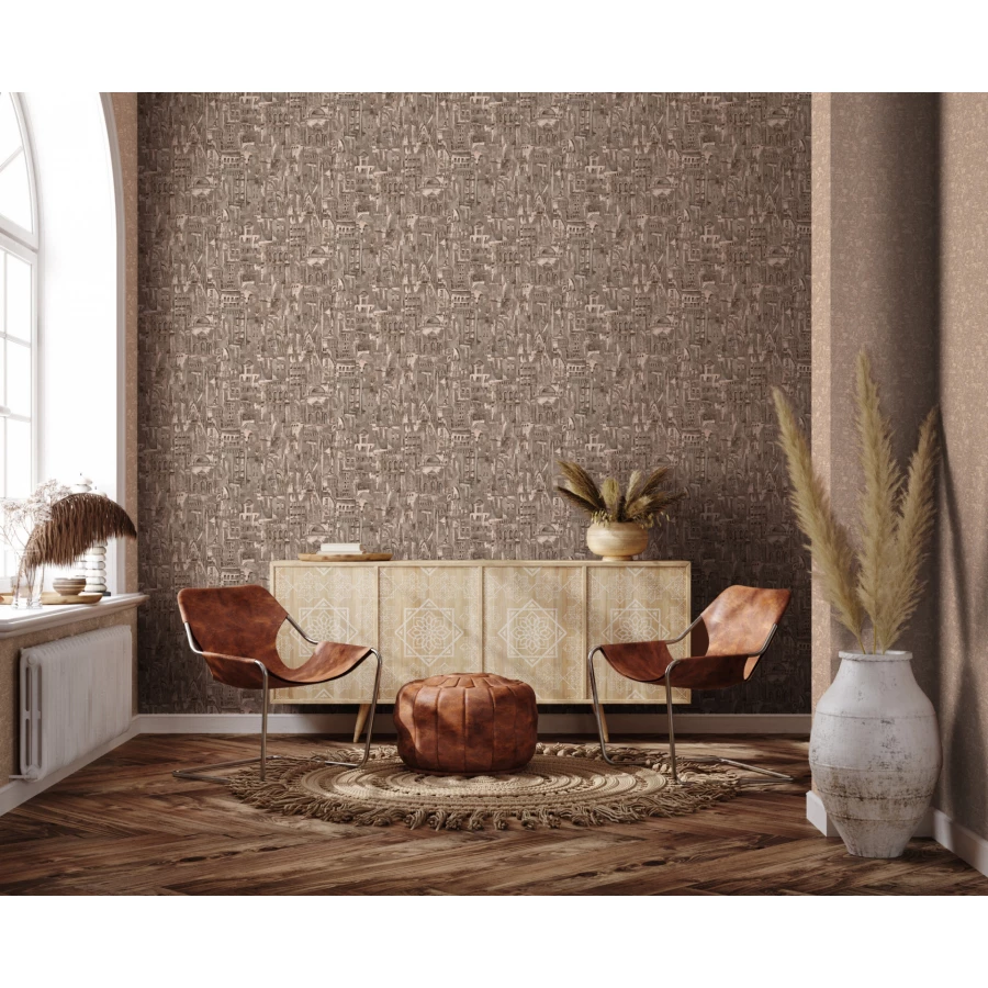 Обои флизелиновые VOG Collection A Ольвера бежевые 90106-28 1,06х10,05 м