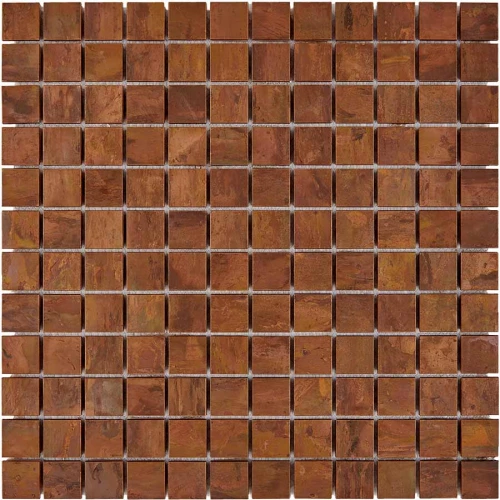 Мозаика из меди Pixel mosaic Металл чип 23x23 мм сетка Pix 731 30х30 см
