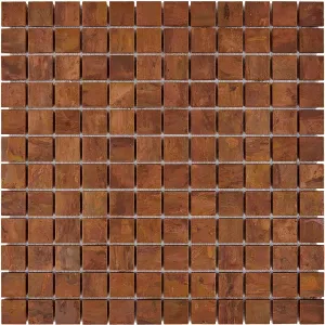 Мозаика из меди Pixel mosaic Металл чип 23x23 мм сетка Pix 731 30х30 см