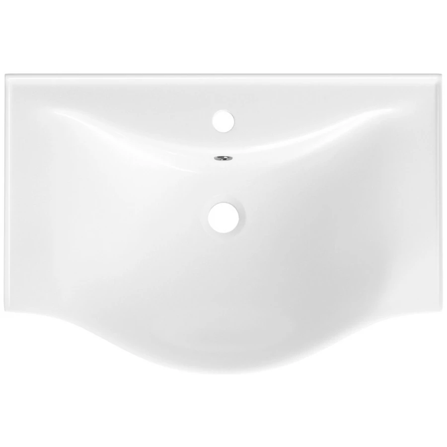 Подвесная/мебельная раковина Wellsee Bisou 151204000 белый