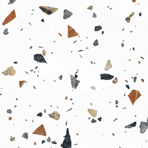 Керамогранит Laparet Terazzo Bianco карвинг матовый цветной 60х60 см