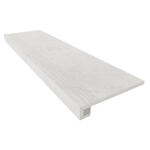 Комплект Estima Marmulla Ступень неполированный прямоугольный бортик MA01 + Подступенок 120х14,5 Set/Steptrade/MA01_NS/33x120/S1/Riser/MA01_NS/14,5, 120х33 см