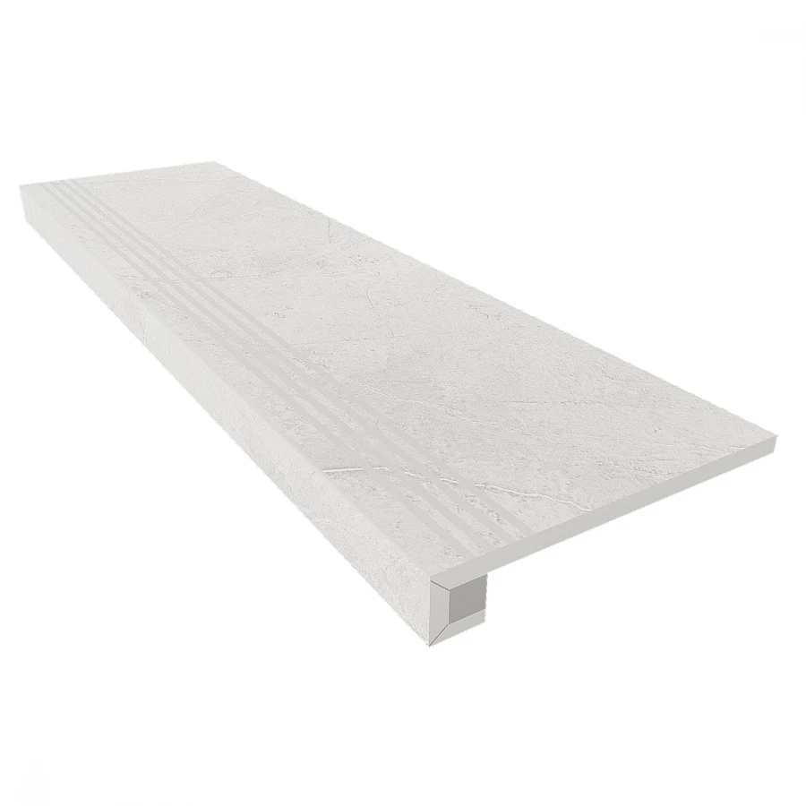 Комплект Estima Marmulla Ступень неполированный прямоугольный бортик MA01 + Подступенок 120х14,5 Set/Steptrade/MA01_NS/33x120/S1/Riser/MA01_NS/14,5, 120х33 см