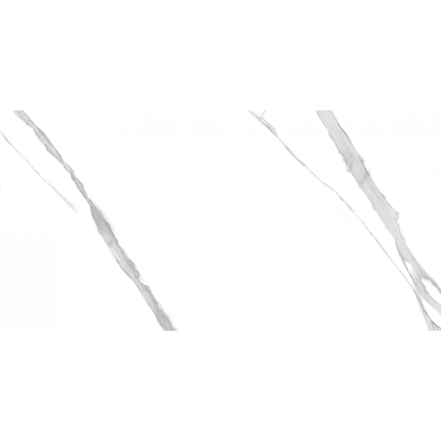 Керамогранит Art Ceramic Glaciar White Glossy белый 120*60 см