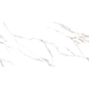 Керамогранит Ceradim Calacatta Sharp Gold белый Полированный 120х60 см