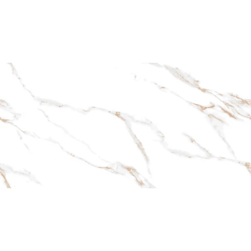 Керамогранит Ceradim Calacatta Sharp Gold белый Полированный 120х60 см