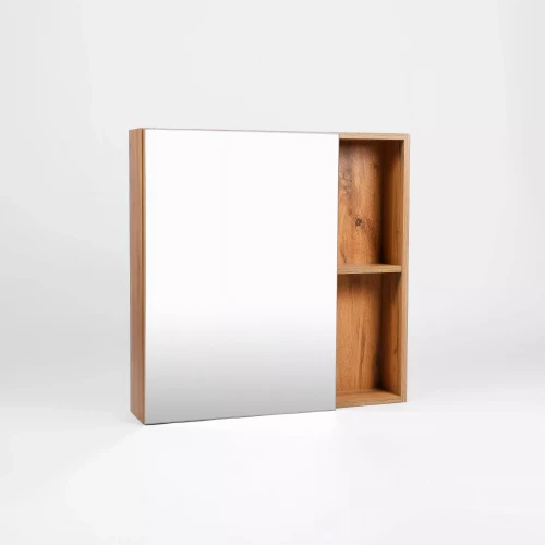 Зеркальный Шкаф Viant Бостон 60 правый левый без света VBOS60-ZSH 60х70x16 см