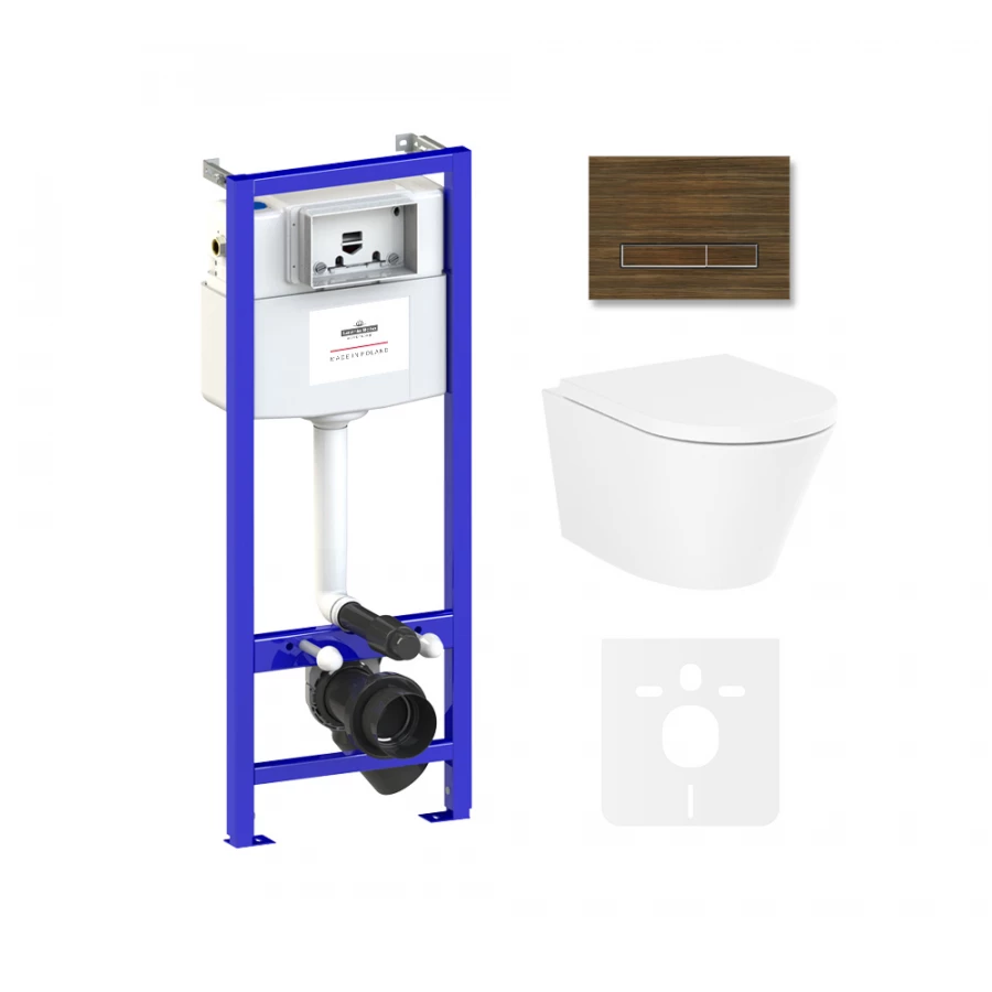 Унитаз Lavinia Boho Relfix Biore Compacto Rimless 75110137 (комплект 6 в 1)