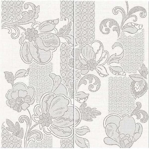 Панно Azori Illusio Grey Pattern из 2 частей 584312003 63х63 см