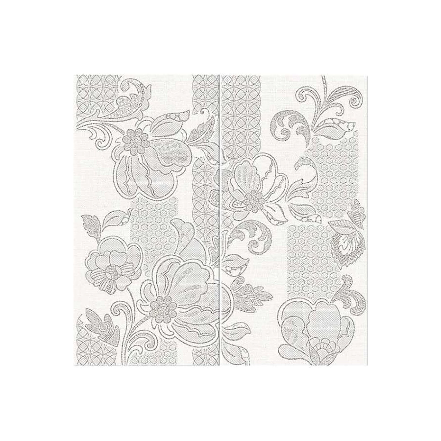 Панно Azori Illusio Grey Pattern из 2 частей 584312003 63х63 см