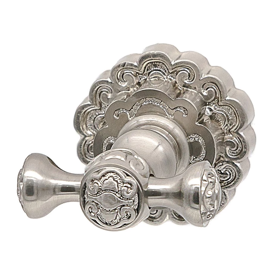 Крючок для полотенца двойной Milacio Villena серебро MC.902.SL