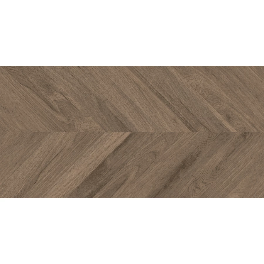 Керамогранит Laparet Wood Latina Brown Chevron матовый карвинг коричневый 120х60 см