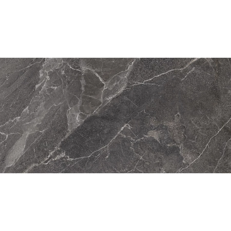 Керамогранит New Trend Karakum Dark лаппатированный карвинг чёрный D120258L 120х60 см