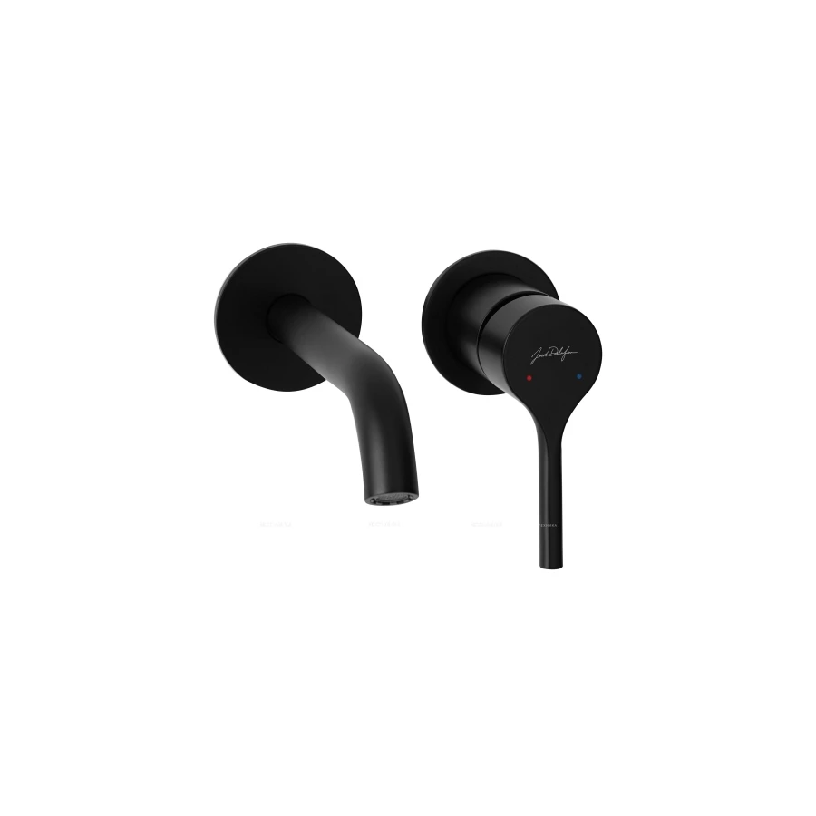 Смеситель для раковины Jacob Delafon Elate черный матовый E28318-BL