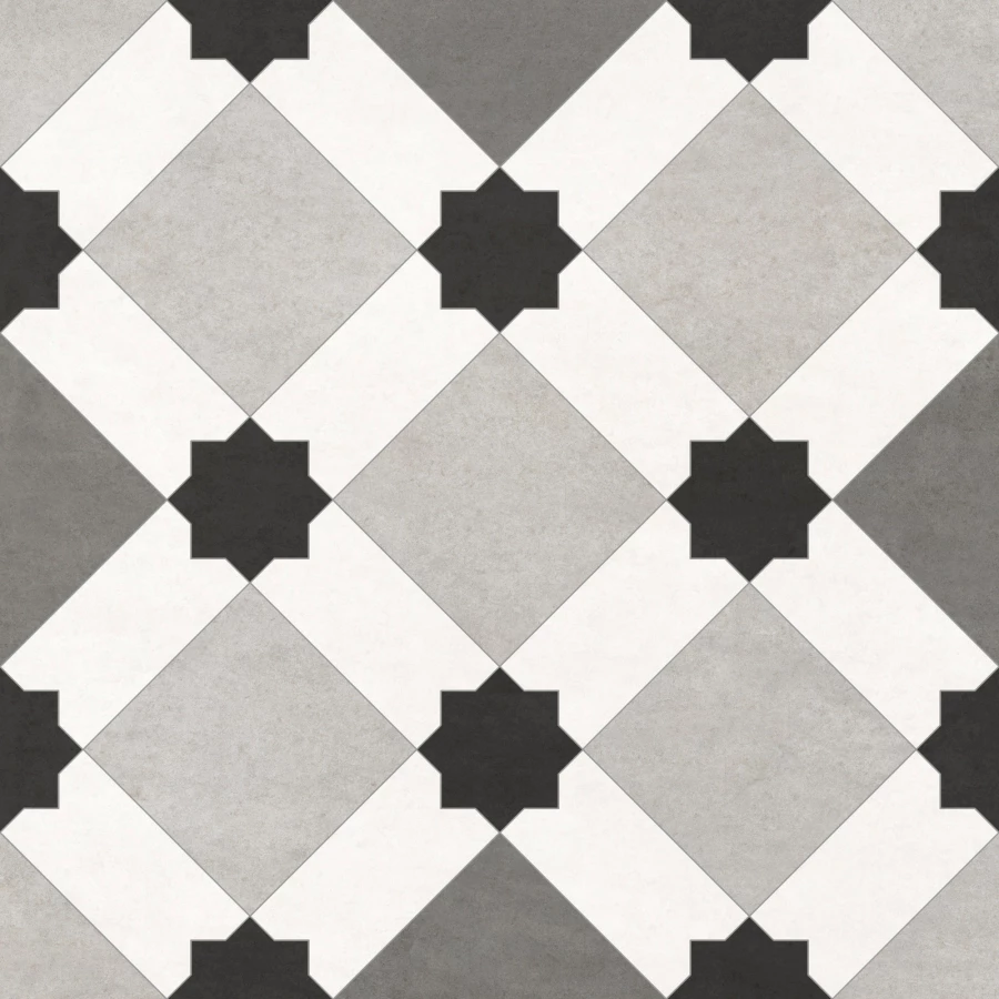 Керамогранит New Trend Design Art Emilio матовый многоцветный GP2020DNN05 20х20 см