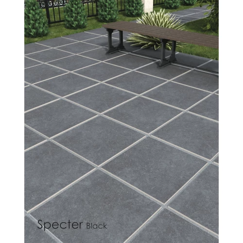 Керамогранит Meili Ceramica Spectre Black матовый черный 60х60 см