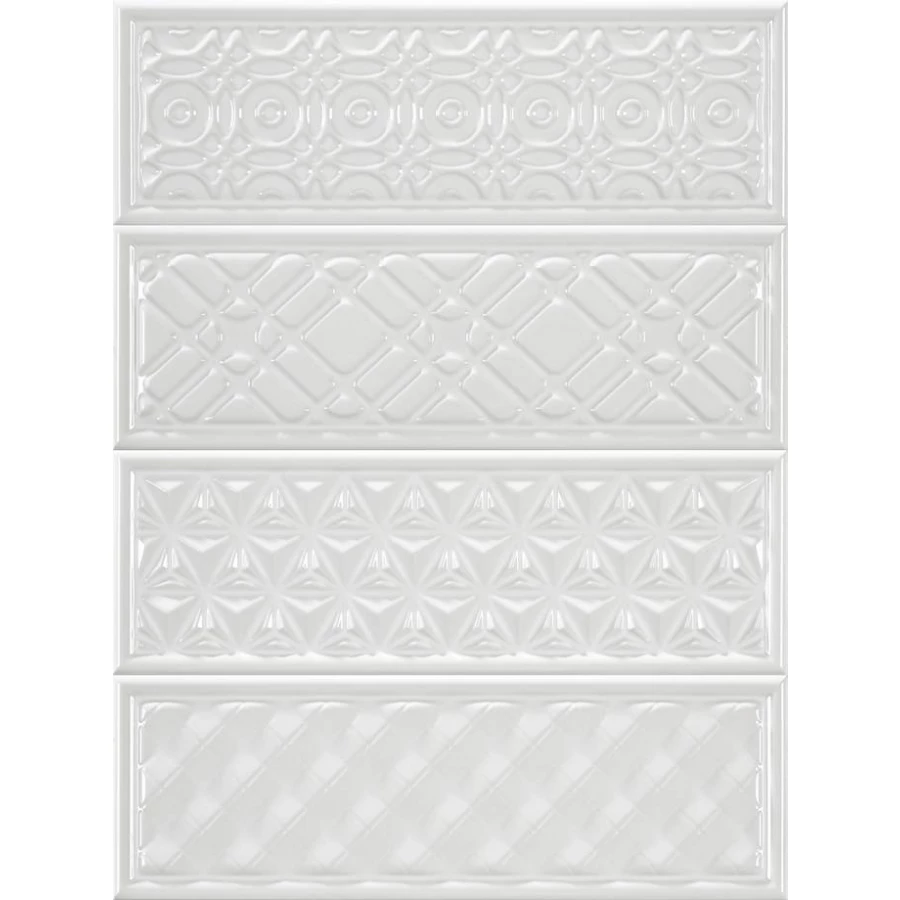 Декор Heralgi Garden Dec Geometry Blanco HRL000016 30х10 см