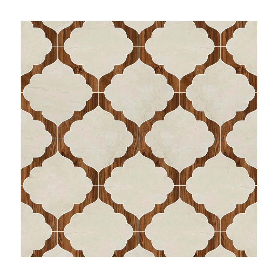 Плитка настенная Onda Универсал модульное панно Damaskatto-2 матовая бежевая DMK2001 39х31,6 см