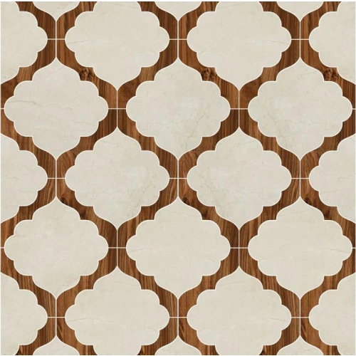 Плитка настенная Onda Универсал модульное панно Damaskatto-2 матовая бежевая DMK2001 39х31,6 см