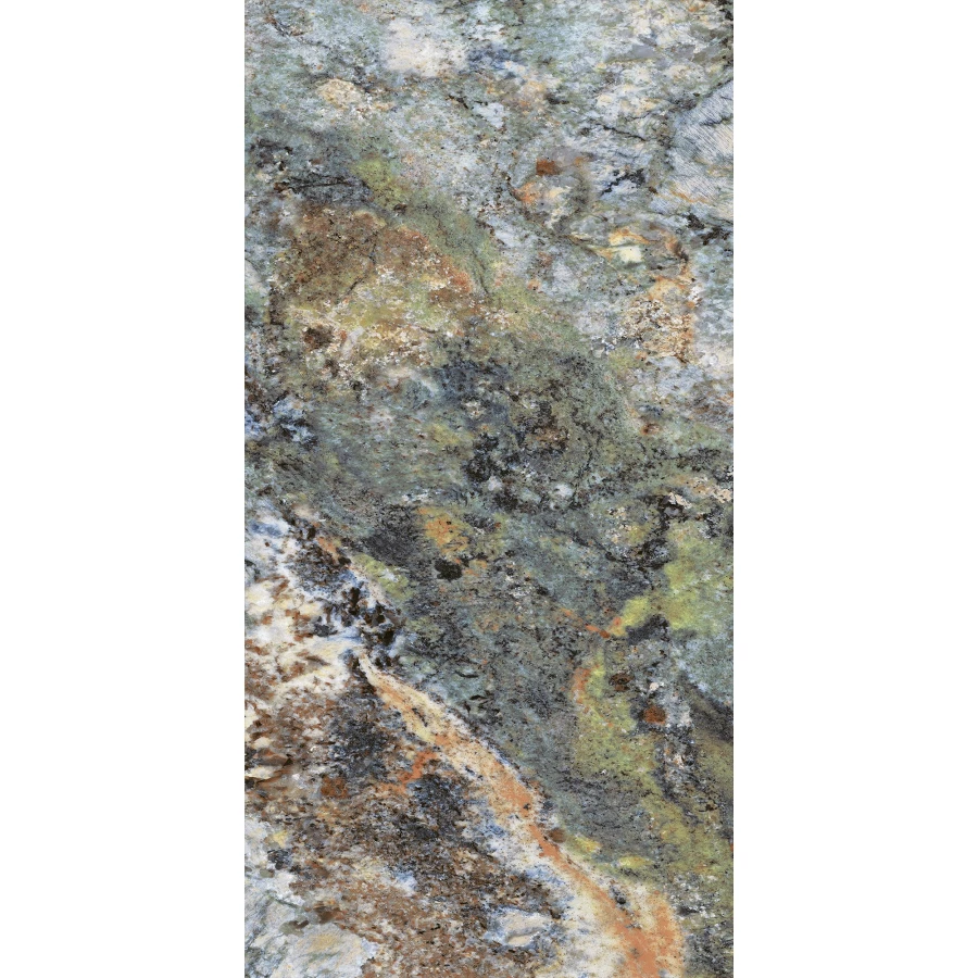 Керамогранит Global Tile Medusa Мультиколор глянцевый голубой GT120609100PGR 120х60 см