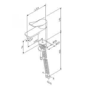 Смеситель для раковины Am Pm X-Joy F85A02100