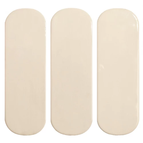 Плитка настенная DNA Calema Oval White Gloss глянцевая белая 16х5,2 см