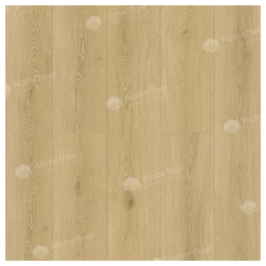 Каменно-полимерная плитка Alpine Floor Eclipse Super Matt Твист светло-бежевая ЕСО 21-15 43 класс 4 мм