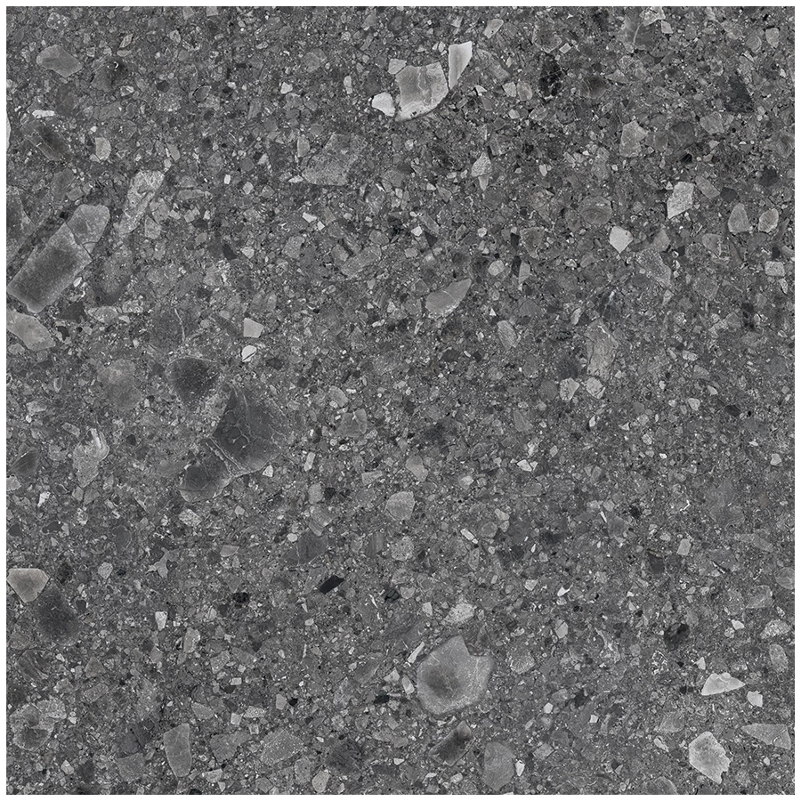 Керамогранит Laparet Ceppo Nero PRO структурный R11Soft STR матовый графитовый 60х60 см