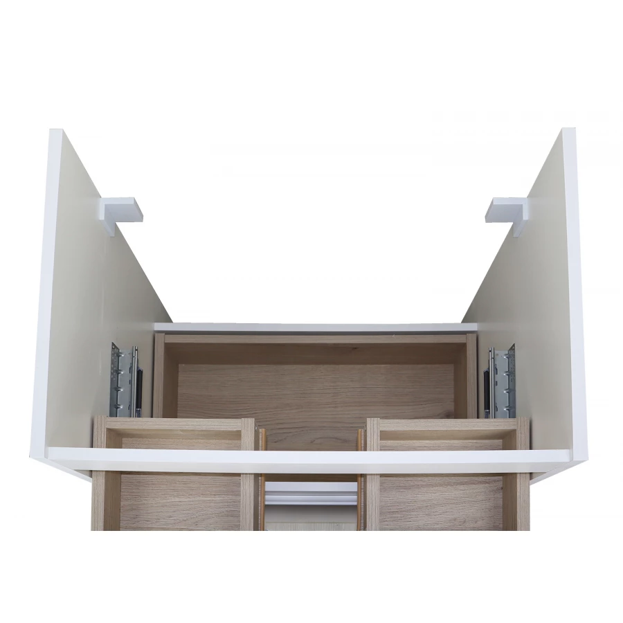 Комплект Тумба Azario Мила 60h напольная с раковиной Tempo 60 белый матовый CS00091364 61х48х86 см