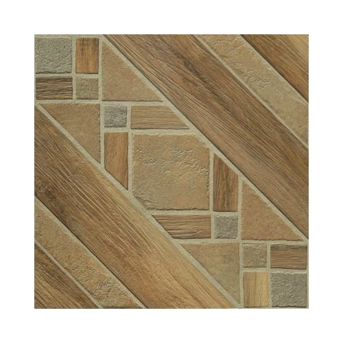 Керамогранит Шахтинская плитка Квебек коричневый 01 40х40 см