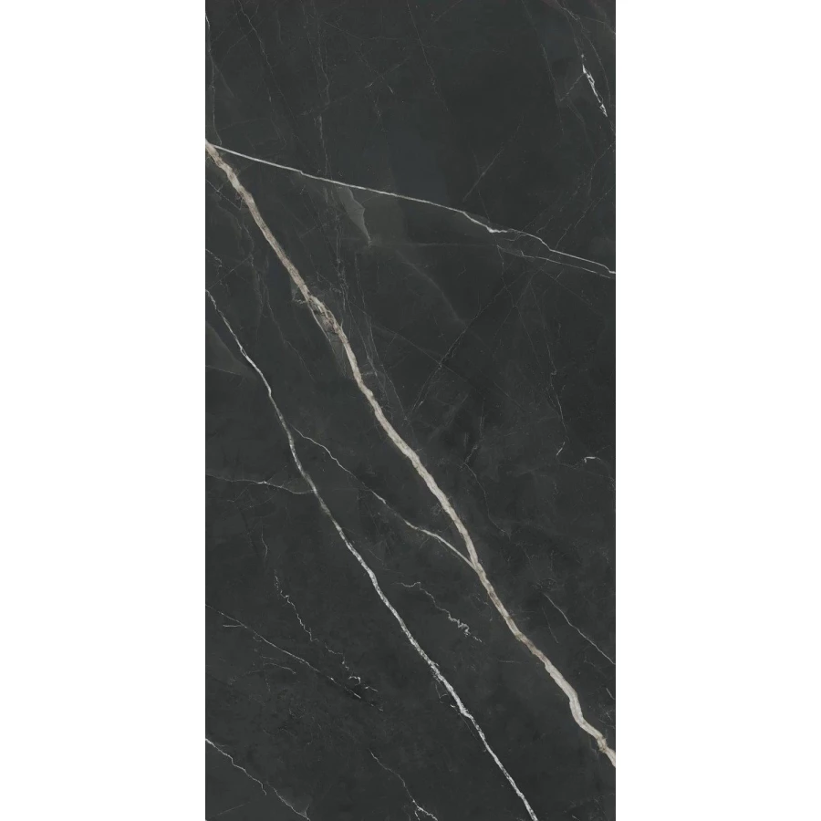 Керамогранит Atlas Concorde Marvel Gala Calacatta Black полуглянцевый черный AFXT 120х60 см
